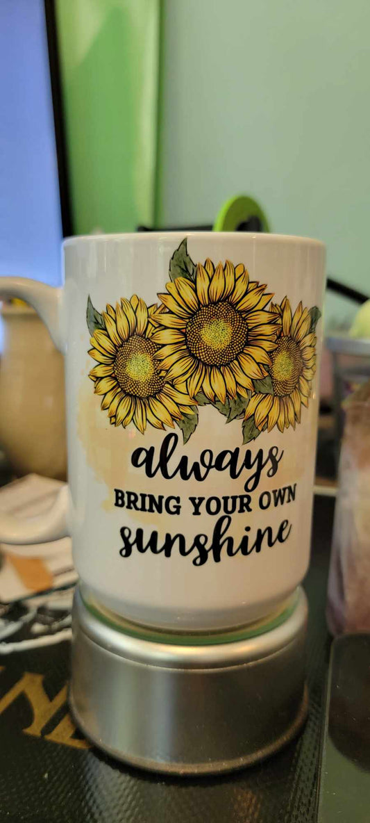 15 oz Coffee mug BYO Sunshine