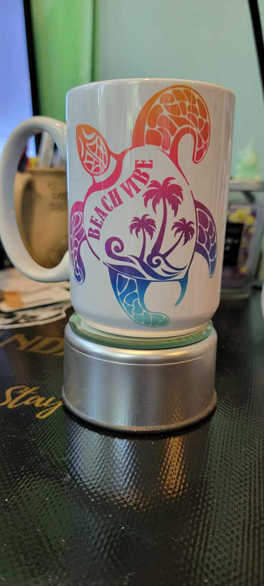 15 oz Coffee mug "Beach Vibe"