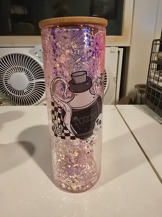 20 oz glass snowglobe