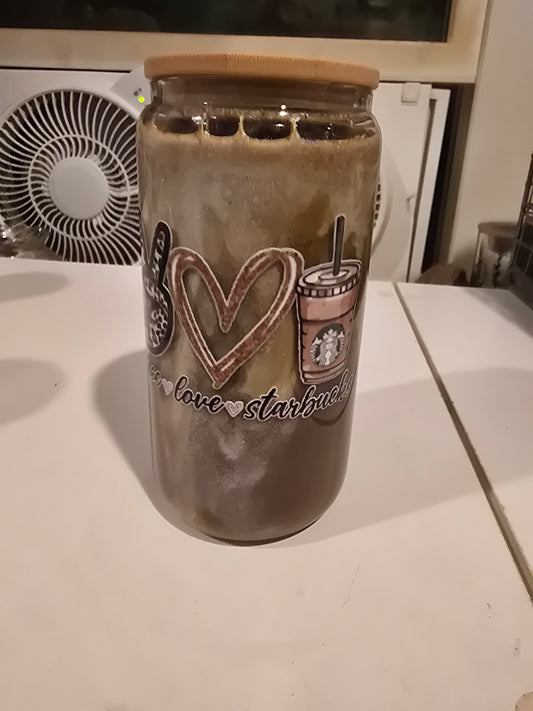 16 oz Motionless snowglobe